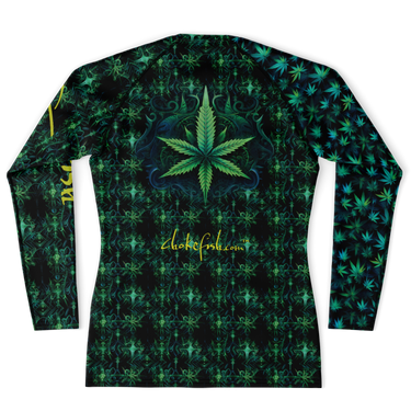 Chokefish™ Long Sleeve Rashguard Cannabis Men's Shirt-013-Special Edition